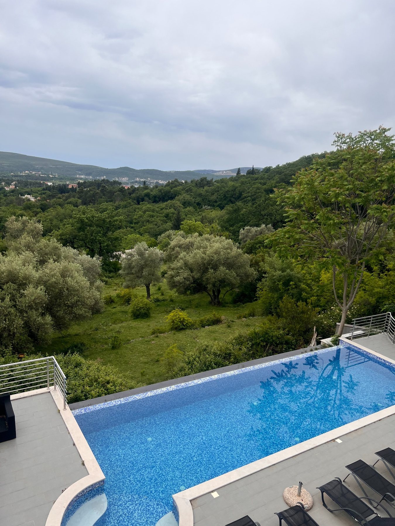 Villa Katarina — Pool and surrounding landscape